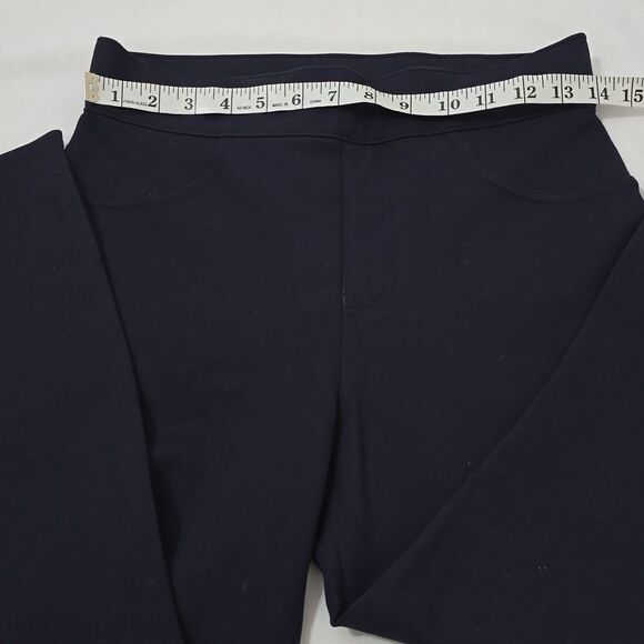 Spanx Back pockets Skinny Navy Blue Pants Sz M - Picture 4 of 9